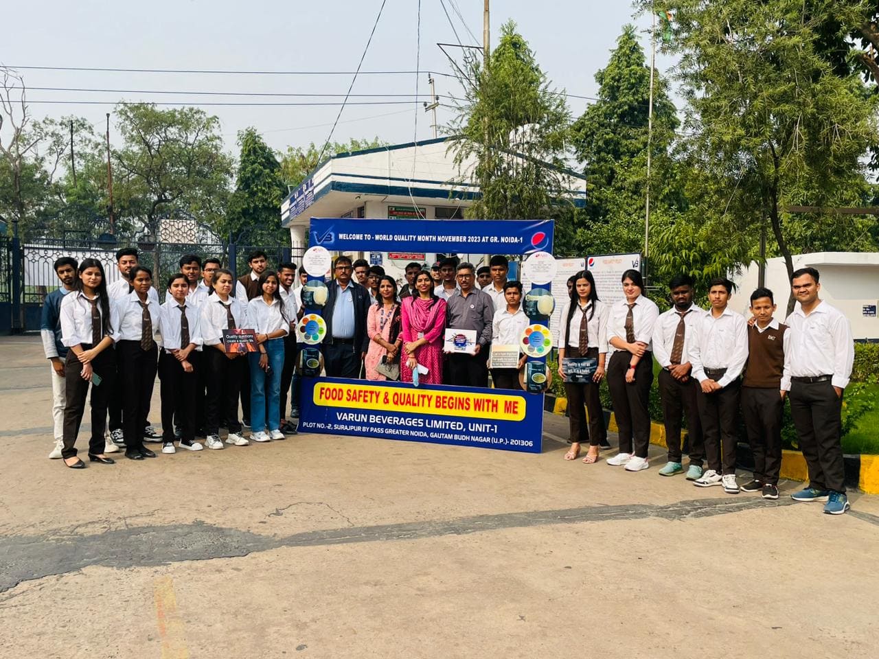 Industrial Visit to Varun Beverages Ltd - Pepsi